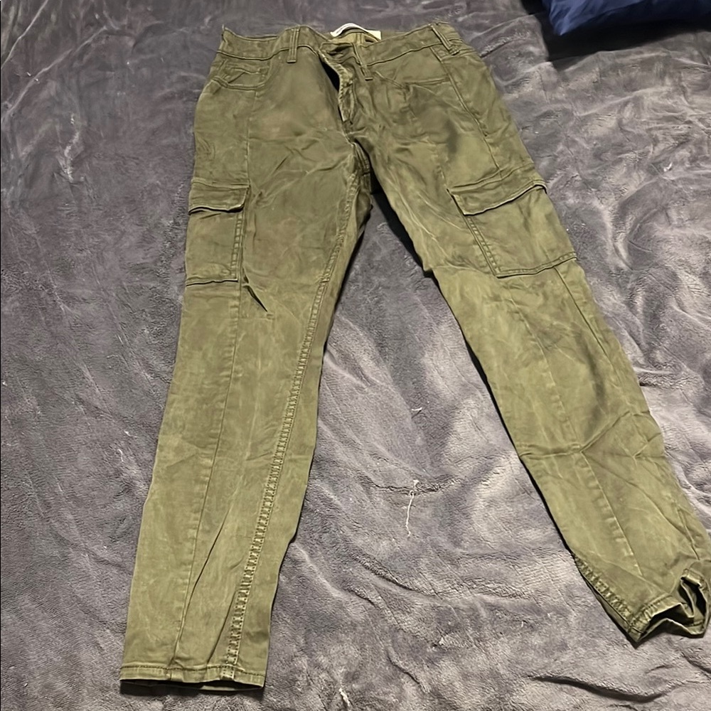 Old Navy Green Cargo Pants Relaxed Fit